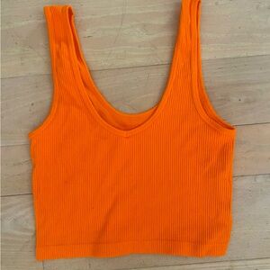 Suzette collection orange cropped tank. Perfect condition